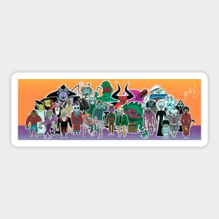 "Movie Monster Group Photo" Sticker